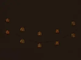 Luxform Solar party light rattan, 4,5 lumen - afbeelding 4