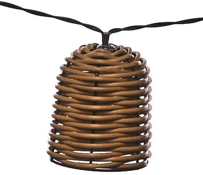 Luxform Solar party light rattan, 4,5 lumen - afbeelding 1