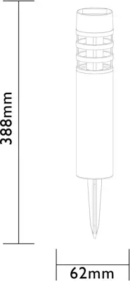 Luxform Solar Tuinlamp Montelimar 5 lumen - afbeelding 2