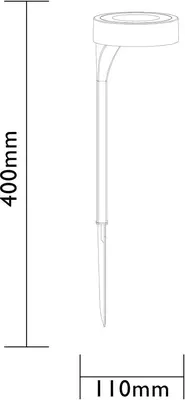 Luxform Solar Tuinlamp orange 10 lumen - afbeelding 5
