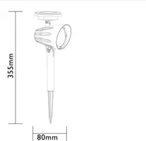 Luxform Tuinspot solar high lumen lazise 5 lumen - afbeelding 5