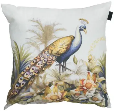 Madison buitenkussen flore 50x50cm paars - afbeelding 1