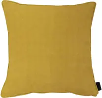 Madison buitenkussen piping 45x45cm panama musterd