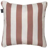 Madison buitenkussen / sierkussen 50x50cm roze, wit - afbeelding 1