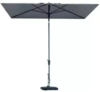 Madison parasol mikros 200x300cm taupe - afbeelding 1