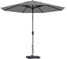Madison parasol paros ll 300cm light grey - afbeelding 1