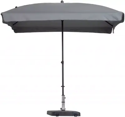 Madison parasol patmos 210x140cm light grey - afbeelding 1