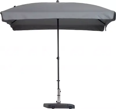 Madison parasol patmos 210x140cm light grey - afbeelding 2