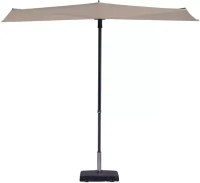 Madison parasol sun wave 270x150cm ecru - afbeelding 1