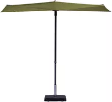 Madison parasol sun wave 270x150cm sage green