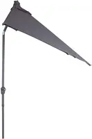 Madison parasol triangle 210x130cm grey - afbeelding 2