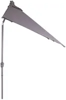 Madison parasol triangle 210x130cm taupe - afbeelding 2