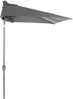 Madison parasol triangle 210x130cm taupe - afbeelding 1