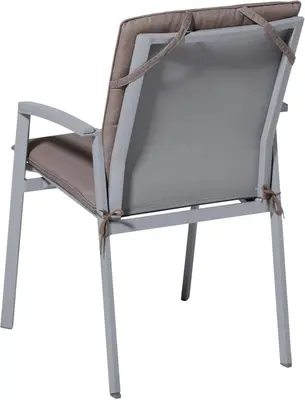 Madison stapelstoelkussen universeel 97cm panama taupe - afbeelding 3