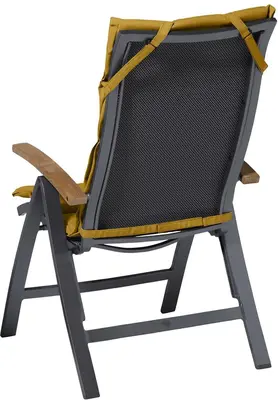 Madison stoelkussen fiber de luxe 125cm panama musterd - afbeelding 3