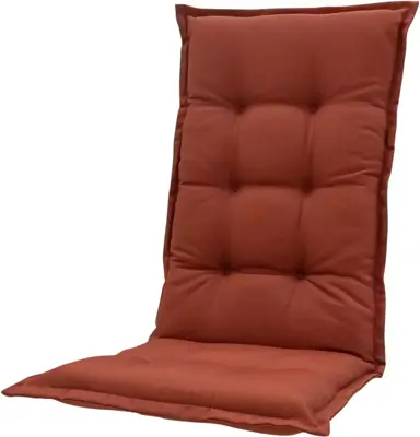 Madison stoelkussen hoge rug 123cm panama terra - afbeelding 1