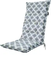Madison stoelkussen hoge rug outdoor+ 123cm trivia grey - afbeelding 1