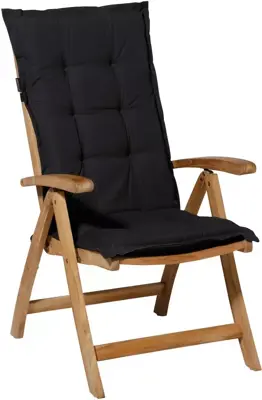 Madison stoelkussen hoog 123cm panama black - afbeelding 3