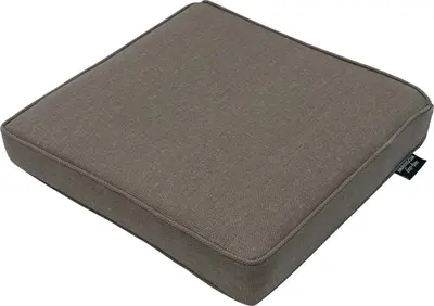 Madison zitkussen luxe eco + nature outdoor finishing 40x40cm taupe - afbeelding 1