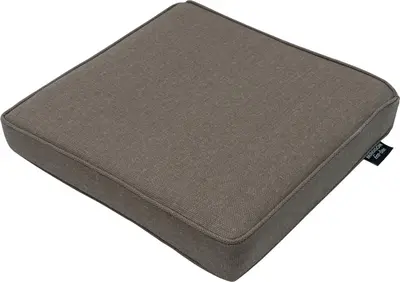 Madison zitkussen luxe eco + nature outdoor finishing 40x40cm taupe - afbeelding 2