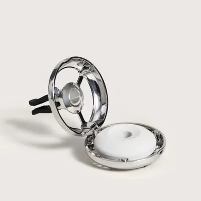 Maison Berger Paris autoparfum set illusion silver black angelica - afbeelding 3