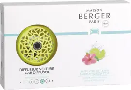 Maison Berger Paris autoparfum set tahitian green zest - afbeelding 1