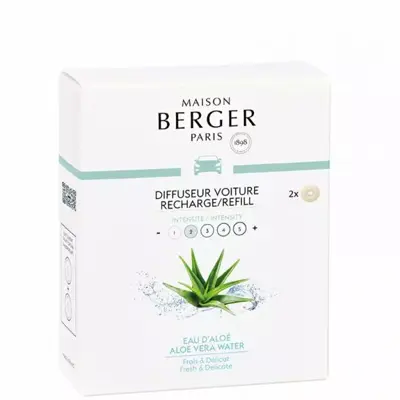 Maison Berger Paris navulling autoparfum aloe vera water 2 stuks