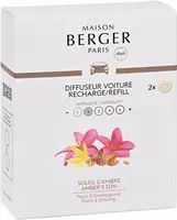 Maison Berger Paris navulling autoparfum amber's sun 2 stuks