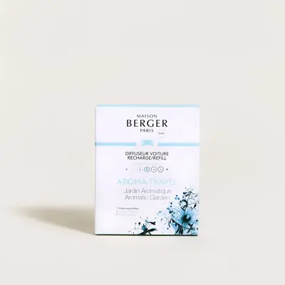 Maison Berger Paris navulling autoparfum aroma travel aromatic garden 2 stuks - afbeelding 1