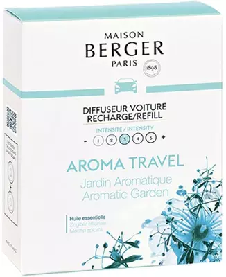 Maison Berger Paris navulling autoparfum aroma travel aromatic garden 2 stuks