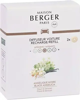 Maison Berger Paris navulling autoparfum black angelica 2 stuks