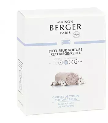 Maison Berger Paris navulling autoparfum cotton caress 2 stuks