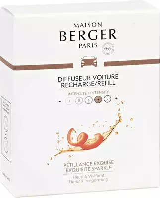 Maison Berger Paris navulling autoparfum exquisite sparkle 2 stuks