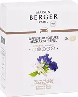 Maison Berger Paris navulling autoparfum musk flowers 2 stuks kopen?