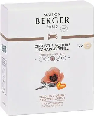 Maison Berger Paris navulling autoparfum velvet of orient 2 stuks