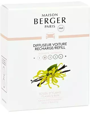 Maison Berger Paris navulling autoparfum ylang's sun 2 stuks