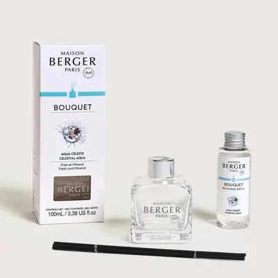 Maison Berger Paris parfumverspreider cube celestial aqua 100 ml - afbeelding 4