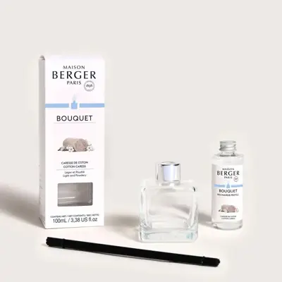 Maison Berger Paris parfumverspreider cube cotton caress 100 ml - afbeelding 4