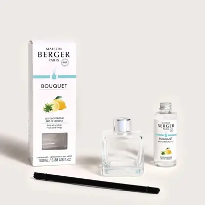 Maison Berger Paris parfumverspreider cube zest of verbena 100 ml - afbeelding 4