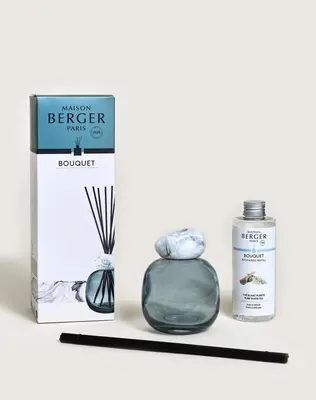Maison Berger Paris parfumverspreider minéral bleu pure white tea 180 ml - afbeelding 2