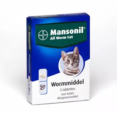 mansonil all worm cat ellipsoid 2 tabl
