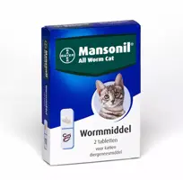 Mansonil All Worm Cat – Ontwormingstabletten voor Katten – 4 stuks - afbeelding 4