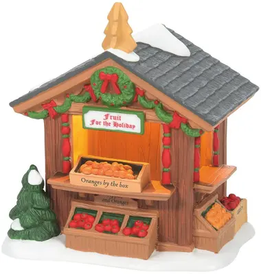 Market Fruit Stand - Dickens Village - afbeelding 1