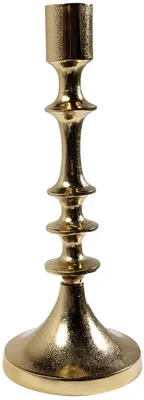 Mars & More kandelaar aluminium rings 10x25cm goud - afbeelding 1