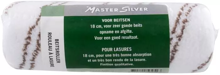 Master Silver beitsroller microvezelroller, 9 mm vachthoogte 18 cm - afbeelding 1