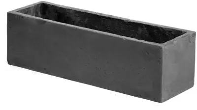 Mcollections balkonbak clayfibre 60x17,2x17,2 cm lood - afbeelding 1