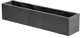 Mcollections balkonbak rechthoek clayfibre 80x17,2x17,2 cm lead kopen?