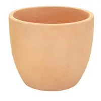 Mcollections Bloempot Egg – Ø31 × H27 cm – Clayfibre – Whitewash - afbeelding 1