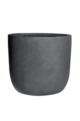 Mcollections Bloempot Egg – 46 x 43 cm – Clayfibre – Grijs - afbeelding 1