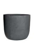 Mcollections Bloempot Egg – 46 x 43 cm – Clayfibre – Grijs - afbeelding 1